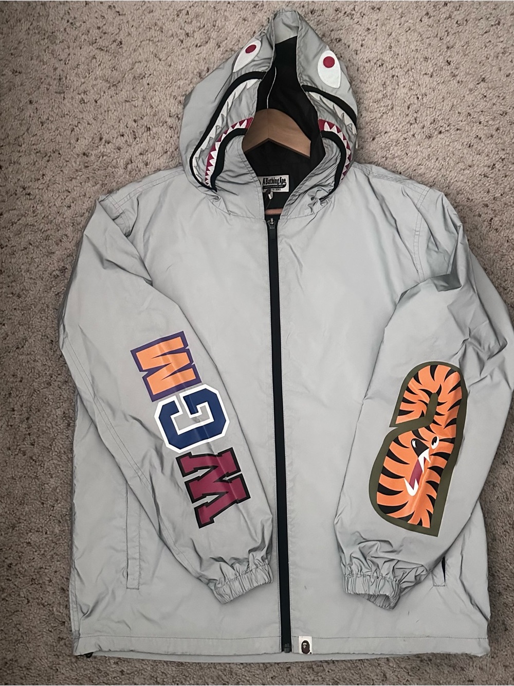 BAPE 3M reflective jacket. Size men’s medium.